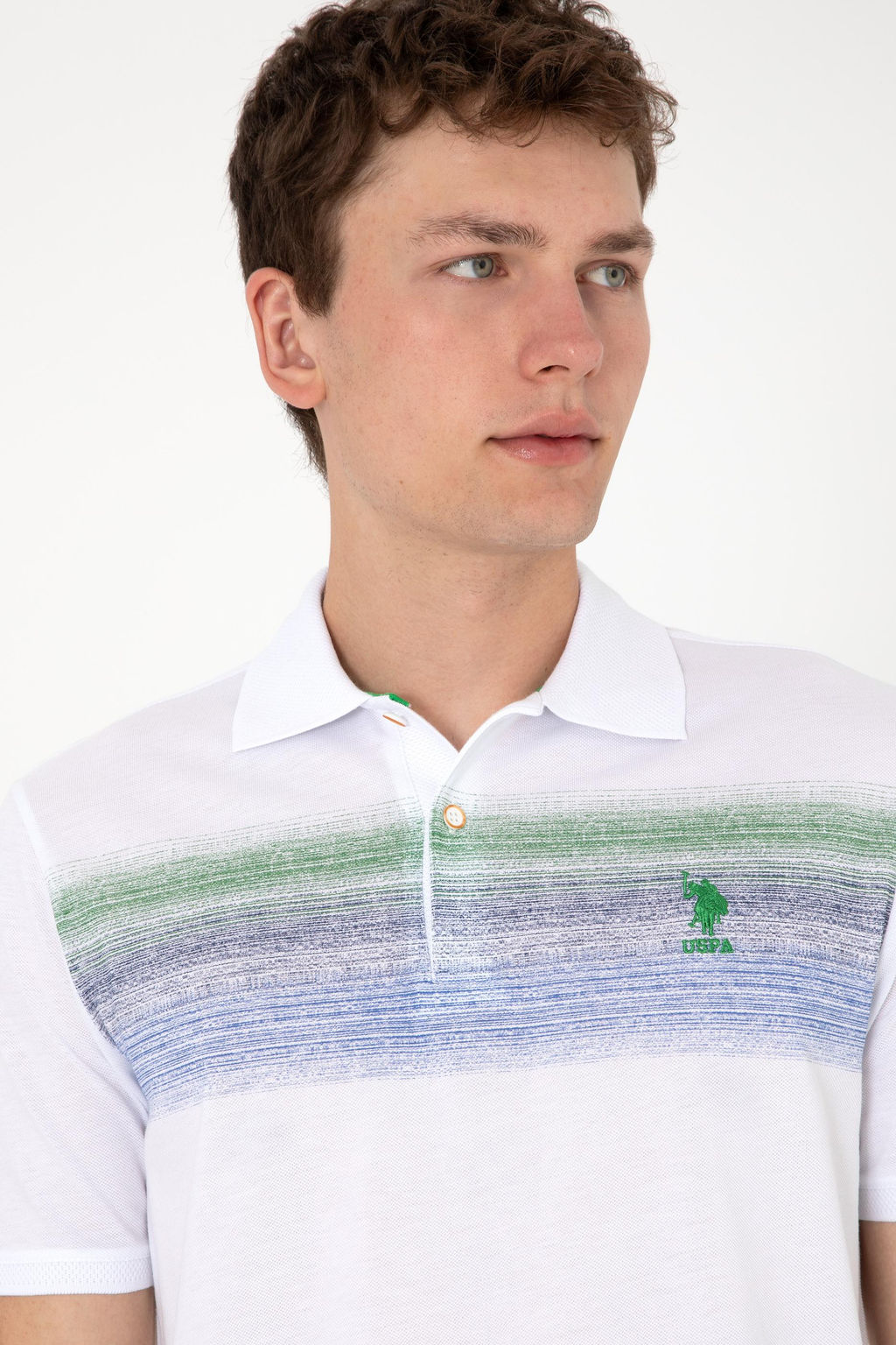Erkek Regular Fit Polo Yaka Mavi Ti__rt Sepette S_rpriz _ndirim - U.s. polo assn фото 2