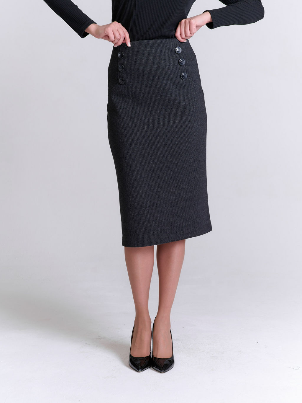 Юбка для холодной погоды с добавлением шерсти