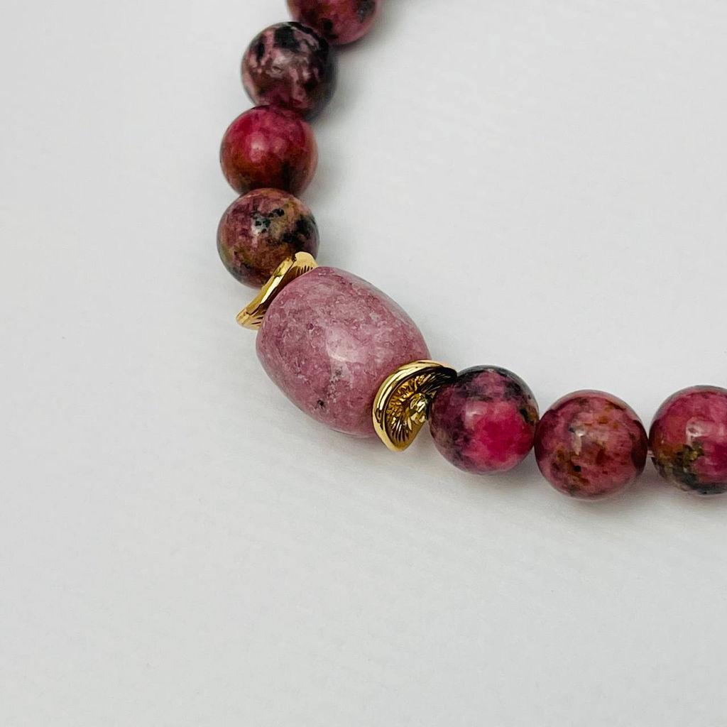 Браслет из Родонита 18 см