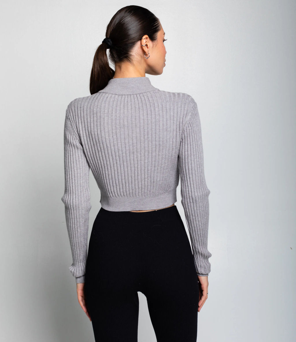 Джемпер #КТ1228, серый