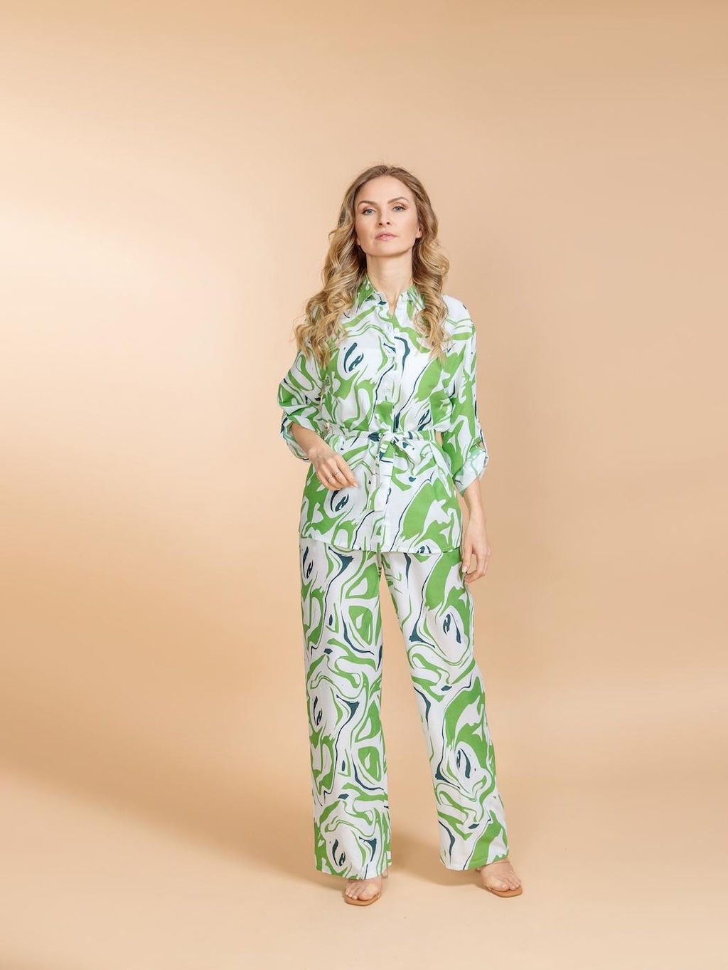 Брючный костюм (вискоза) №25-466-4 (Лето 2025) - Ганг фото 5