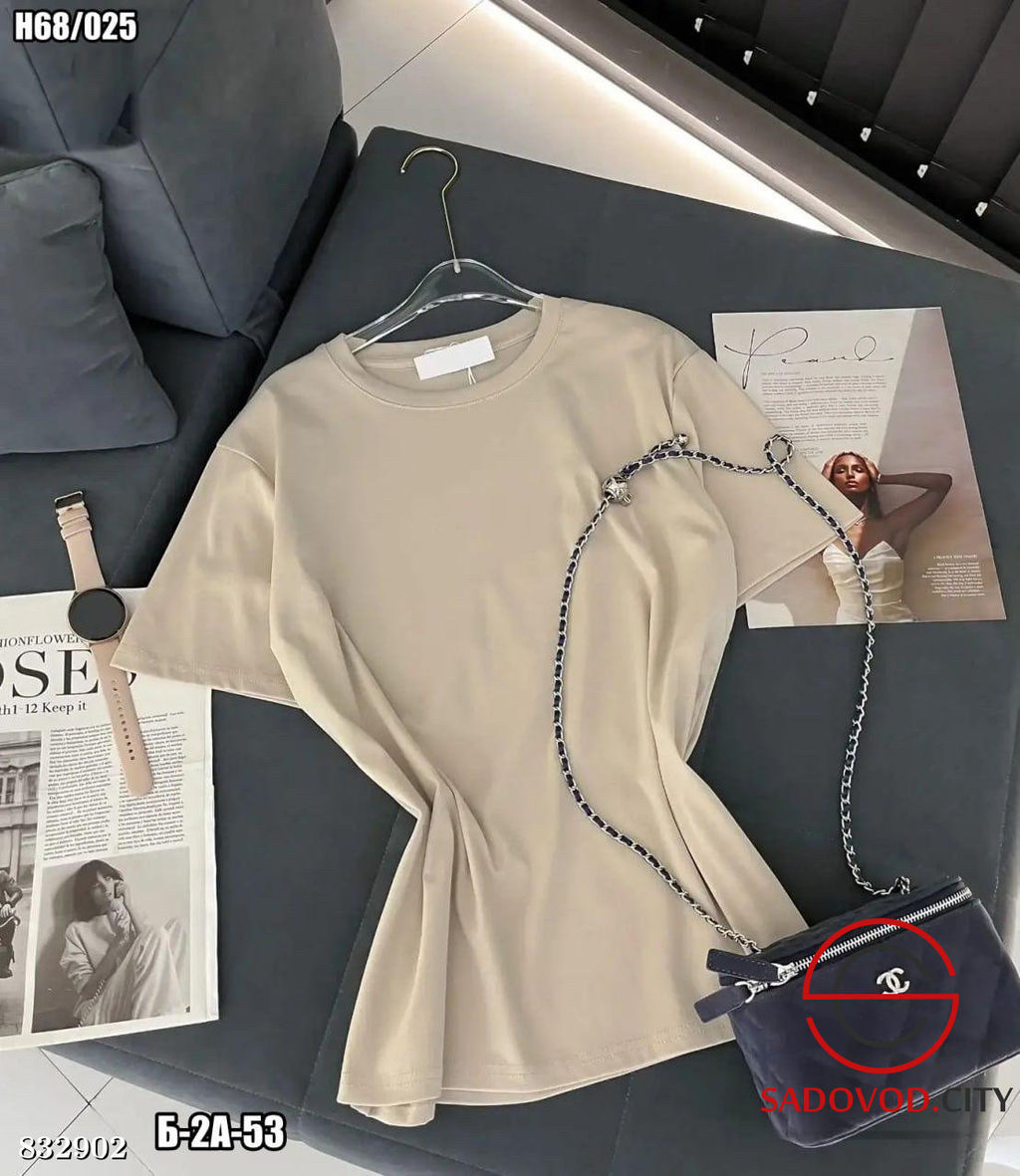 Футболка оверсайз однотонная - Bruno фото 2