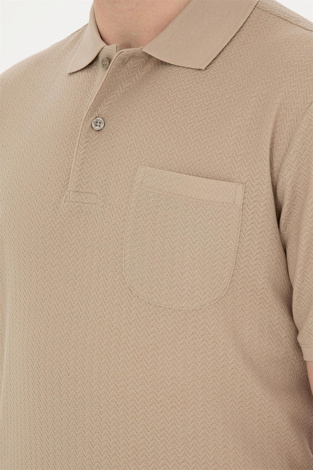 U. S. Polo Assn / Мужская футболка светло-хаки - U.s. polo assn фото 7