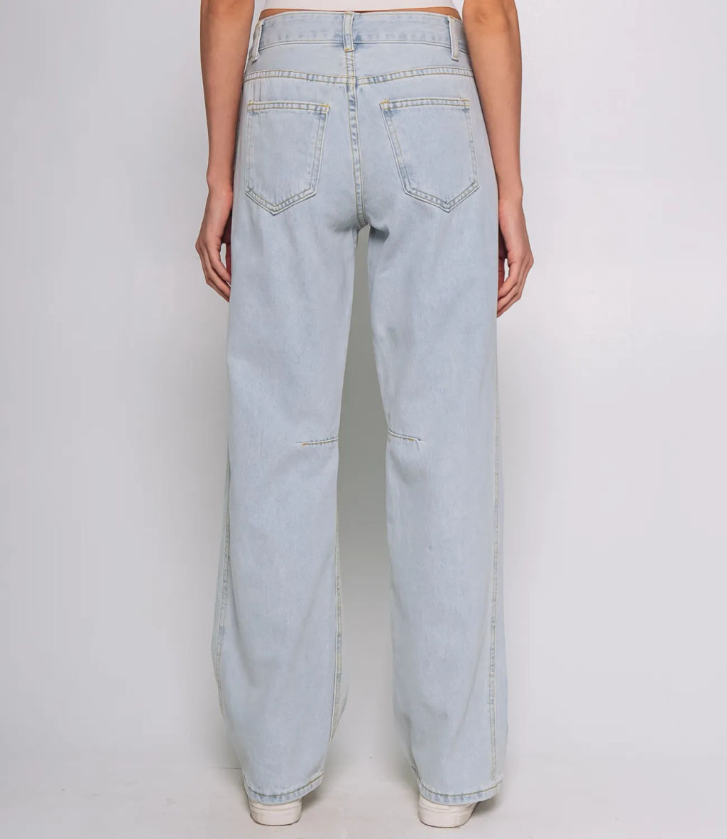 Джинсы #ОКТ055001, голубой