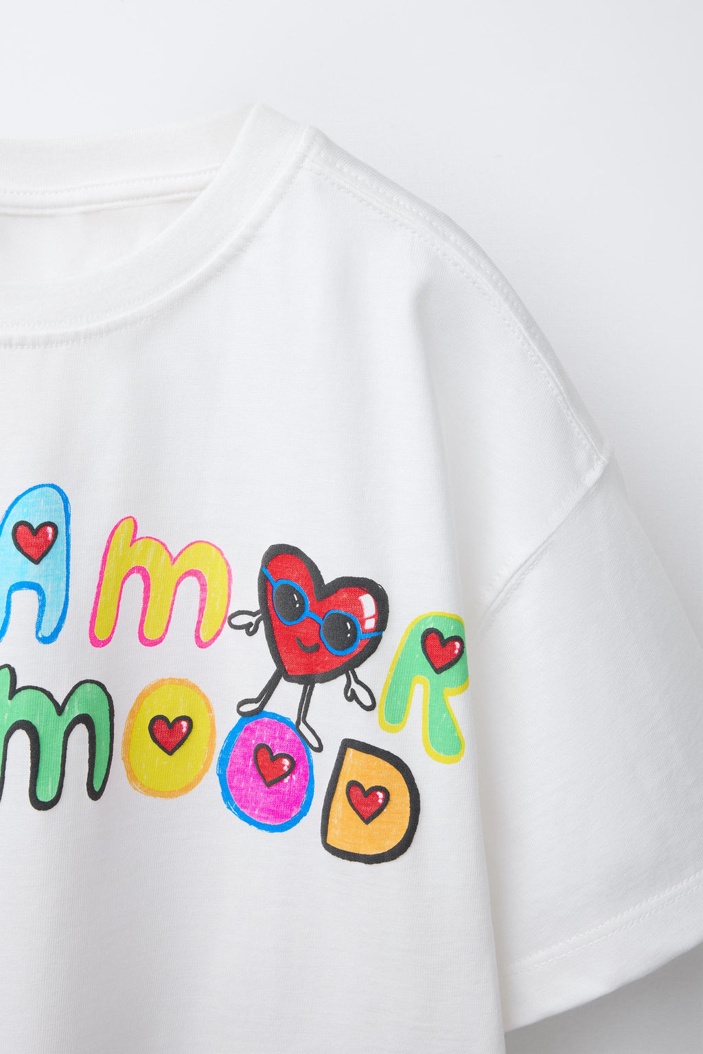 NEON SLOGAN T-SHIRT - Zara фото 3