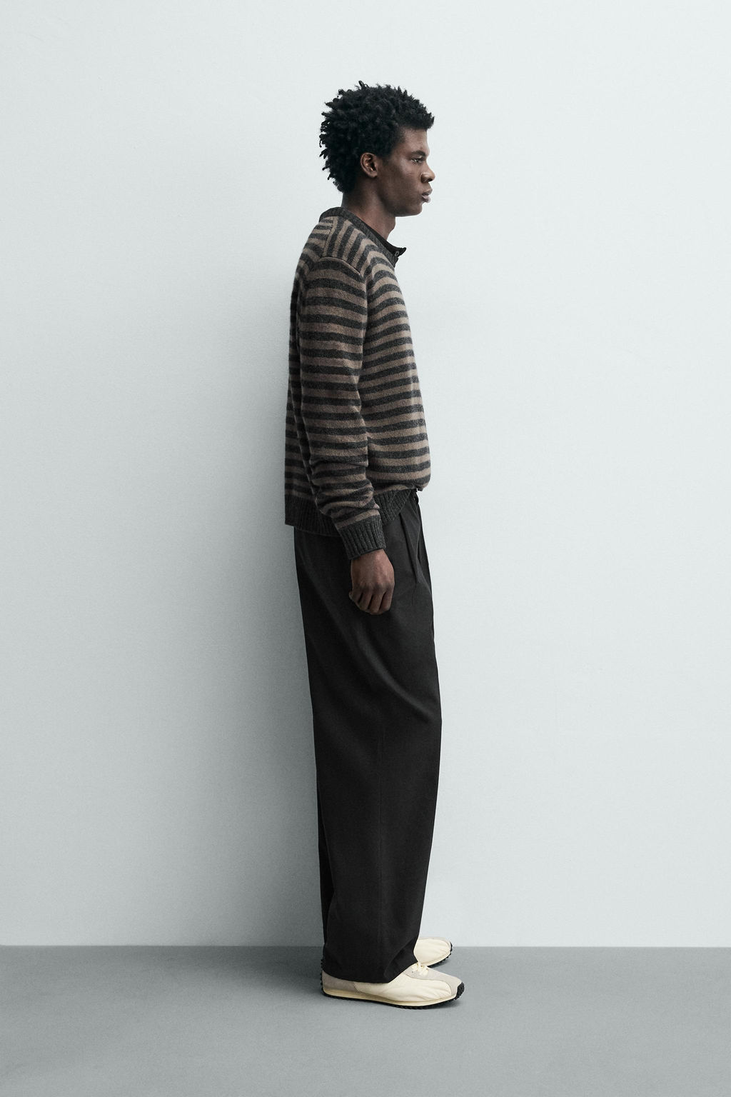 STRIPED WOOL - YAK JUMPER - Zara фото 4