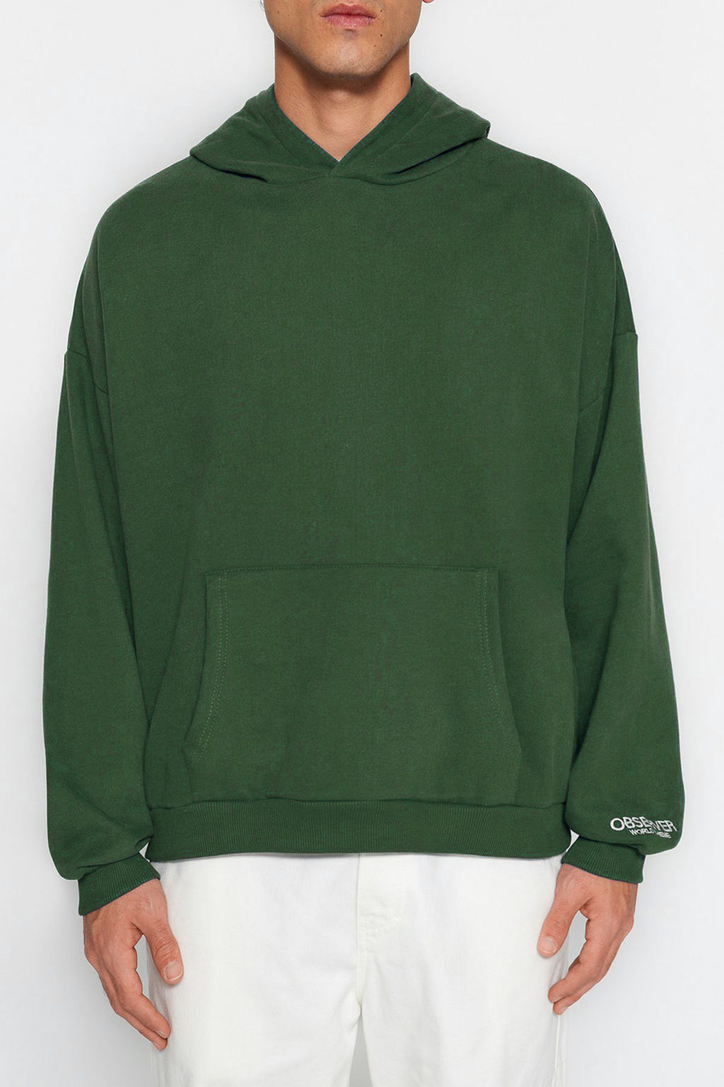 TRENDYOL MAN Siyah Kapusonlu Oversize/Genis Kesim Nak?sl? Etiketli Yumusak Kumas Sweatshirt TMNAW24SW00031 - Trendyolmilla фото 33