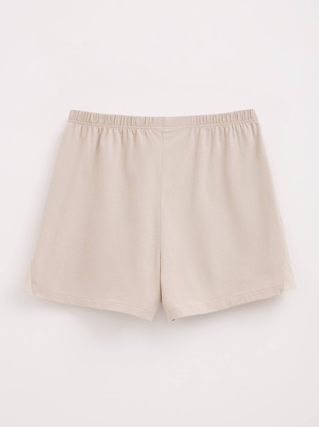 CONTE Zebra LHW 1353 Шорты из анималистичного кружева и хлопка light cappuccino