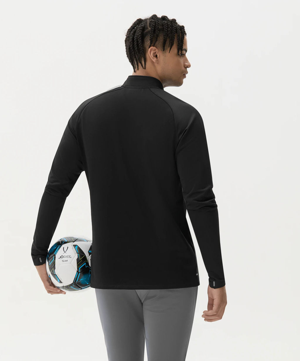 Джемпер тренировочный JOGEL PREMIER PerFormDRY Training 1/4 Zip Fleece Top, черный  фото 8