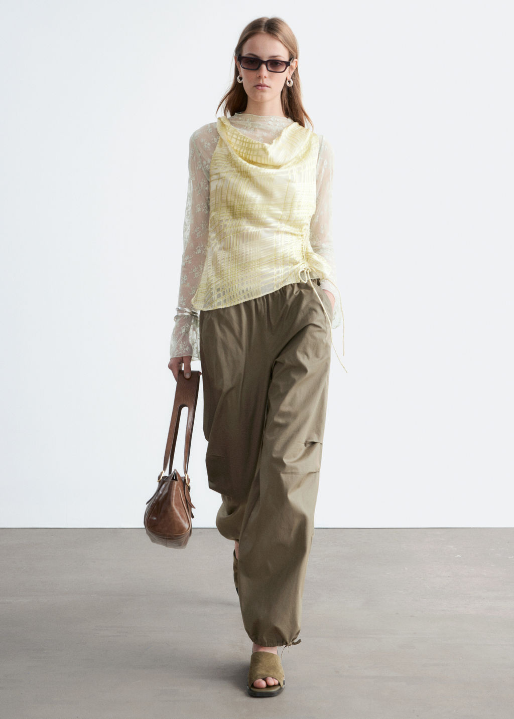Pantalones parachute - H&m фото 4