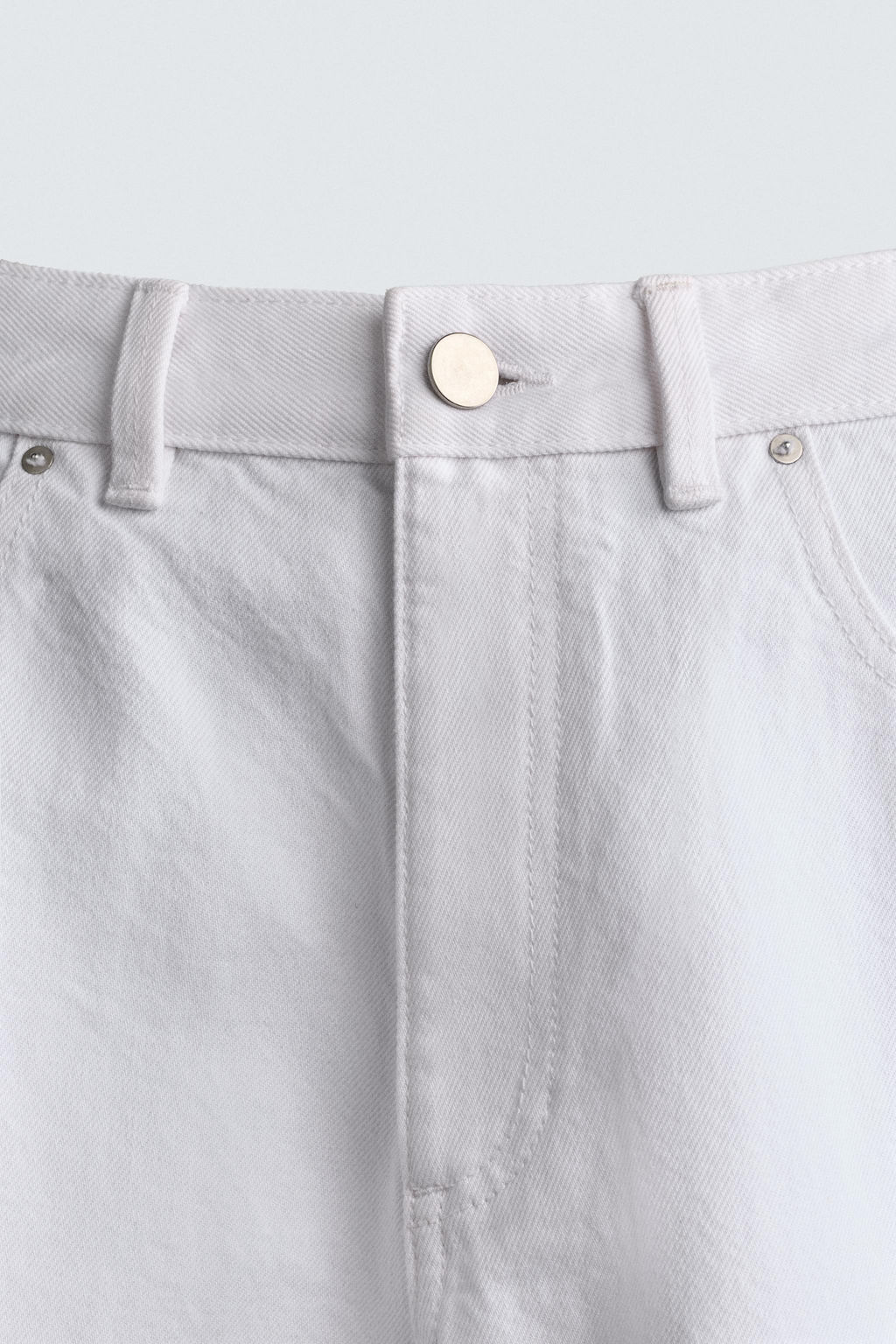 PANTAL?N BARREL FIT / Blanco