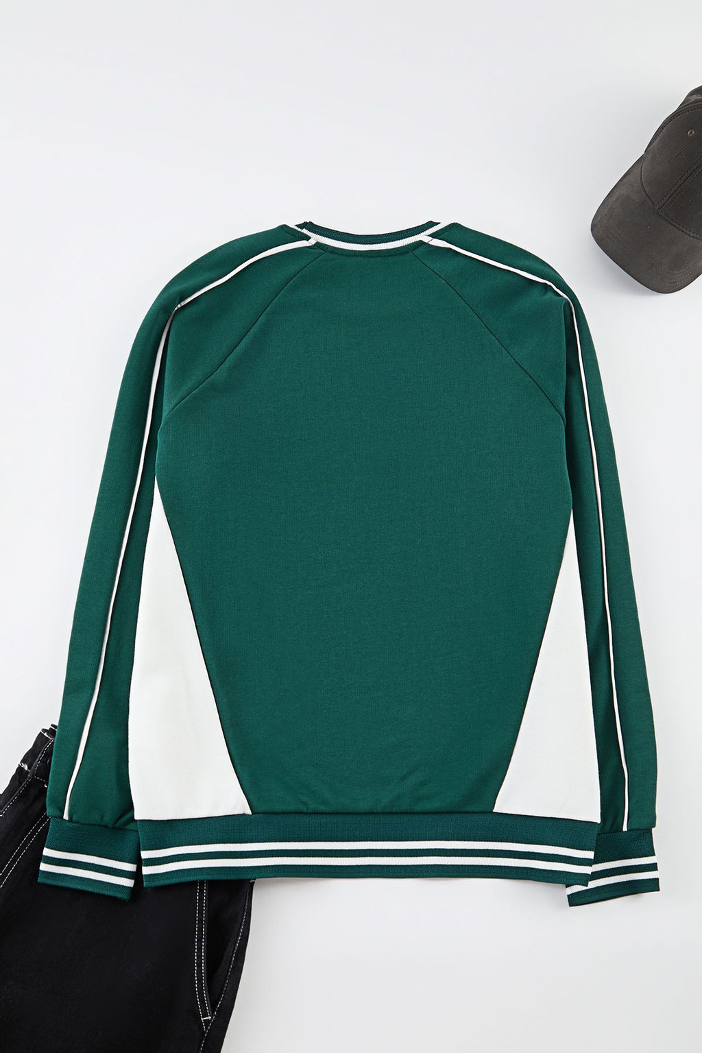 TRENDYOL MAN Lacivert Oversize/Genis Kesim Bask?l? Biye Detayl? Kolej Ici Polarl? Sweatshirt TMNAW25SW00145 - Trendyolmilla фото 10