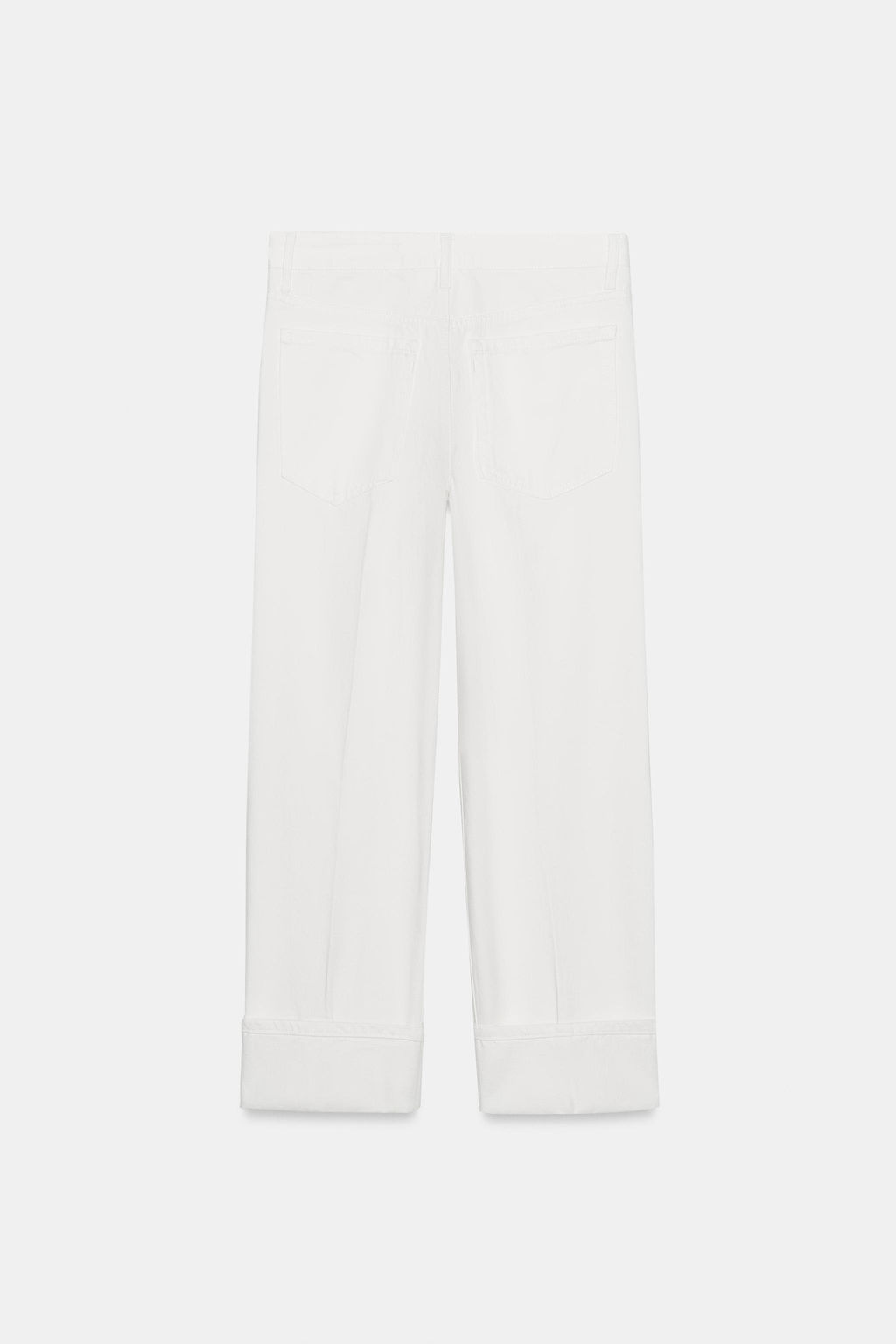 JEANS ZW COLLECTION RECTOS TIRO BAJO / Blanco - Zara фото 8