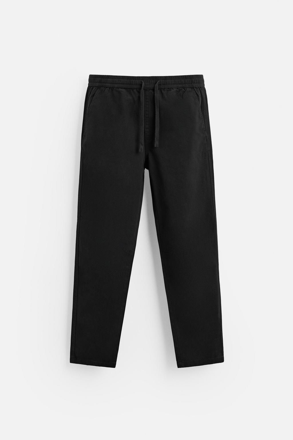 WASHED JOGGER WAIST TROUSERS - Zara фото 23