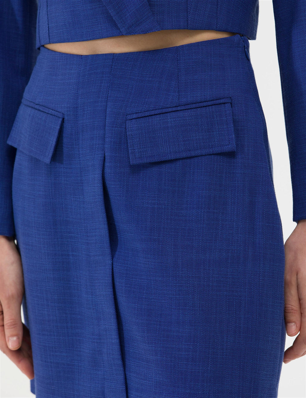 _ndigo A Kesim Dokuma Etek - Pierre cardin фото 5