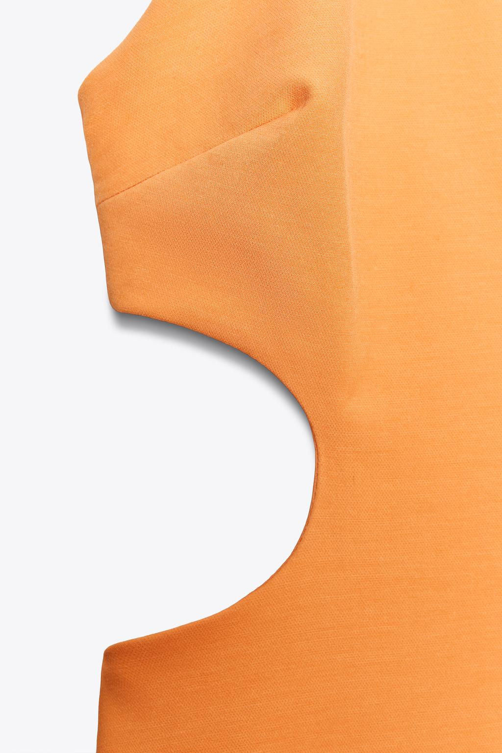 HALTER CUT-OUT MINI DRESS - Zara фото 9