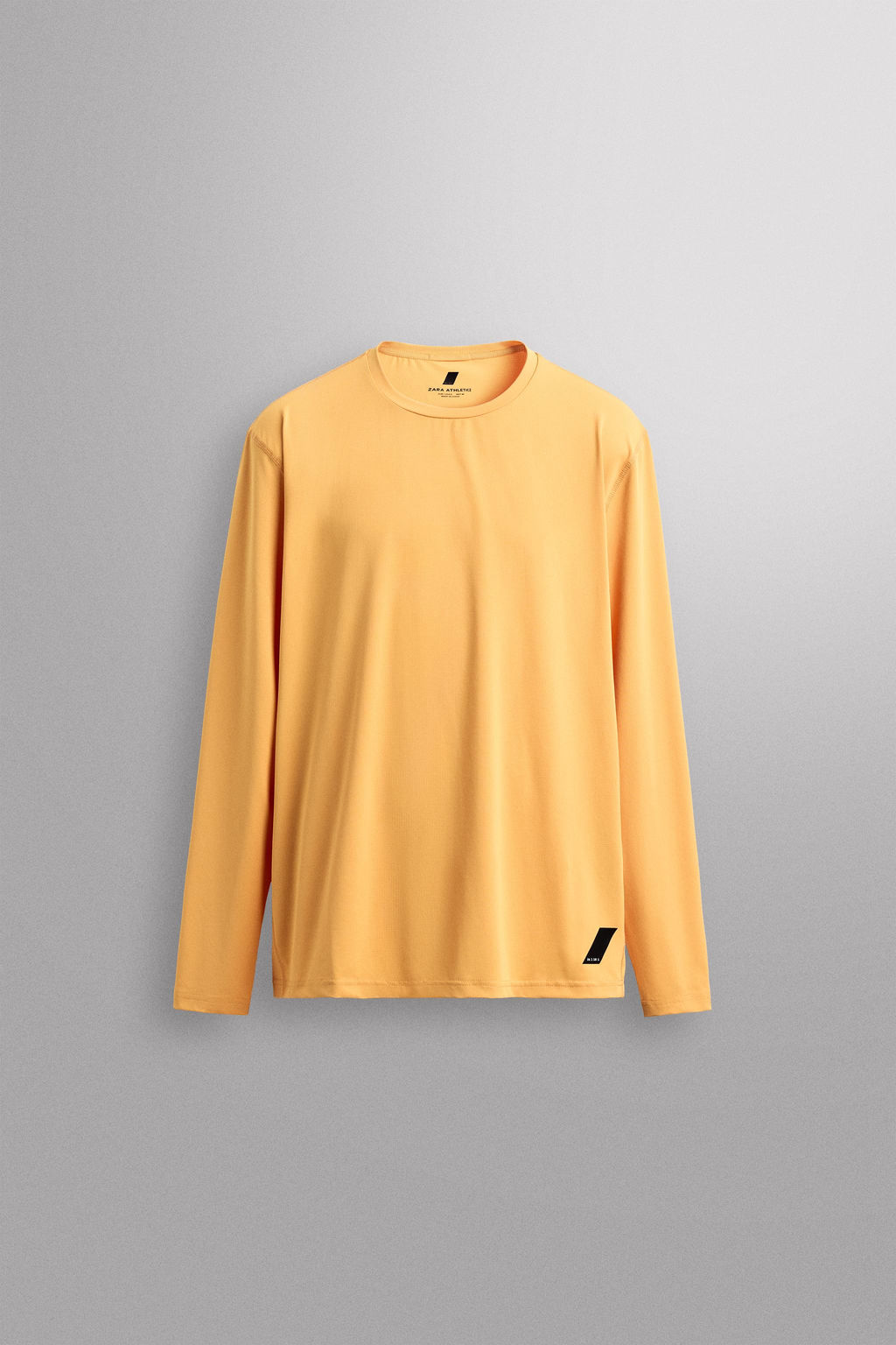 BASIC LONG SLEEVE TECHNICAL T-SHIRT - Zara фото 7