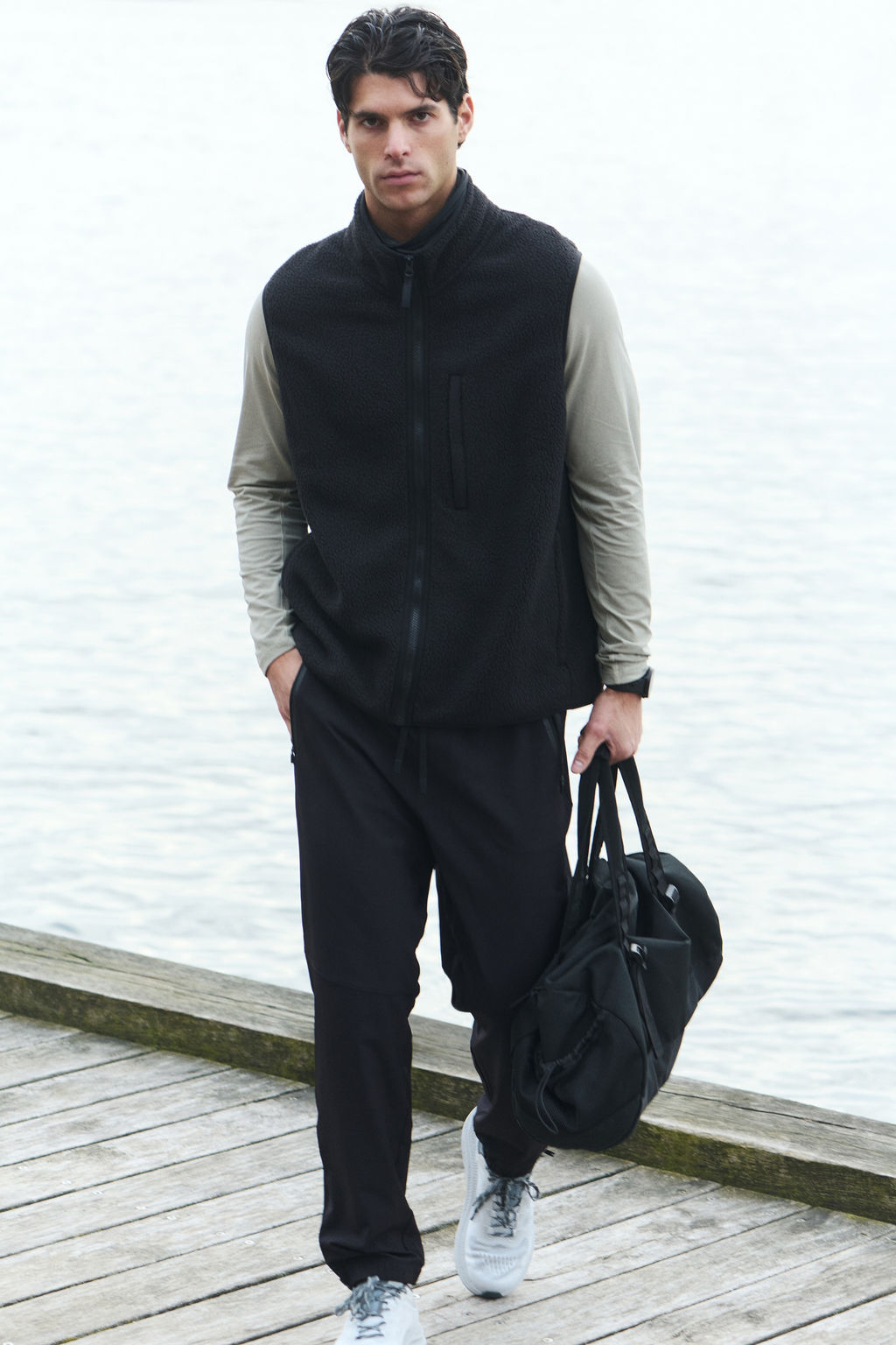 Chaleco de deporte en borreguito Regular Fit - H&m фото 3