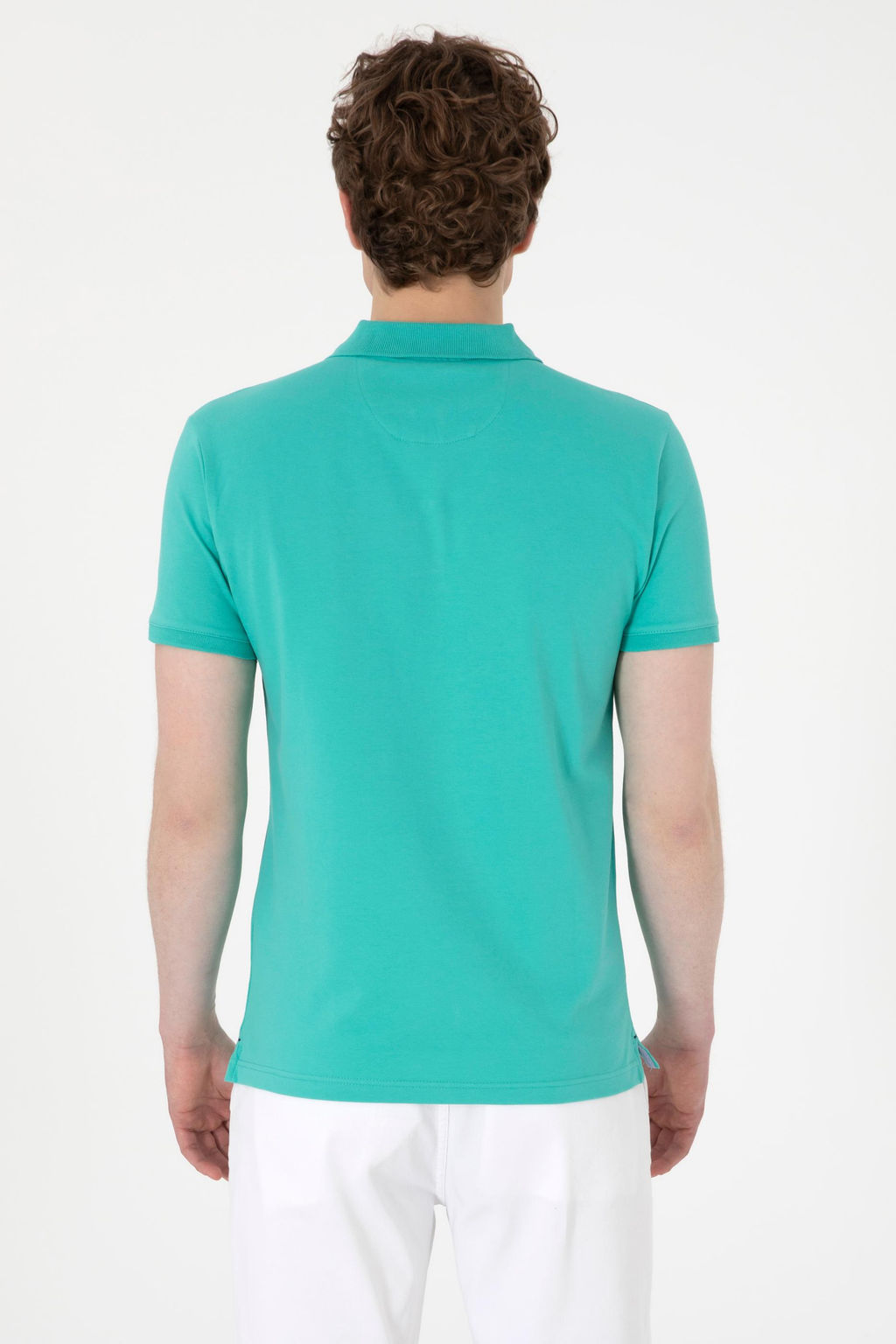Erkek Slim Fit Polo Yaka Mint Basic Ti__rt - U.s. polo assn фото 5