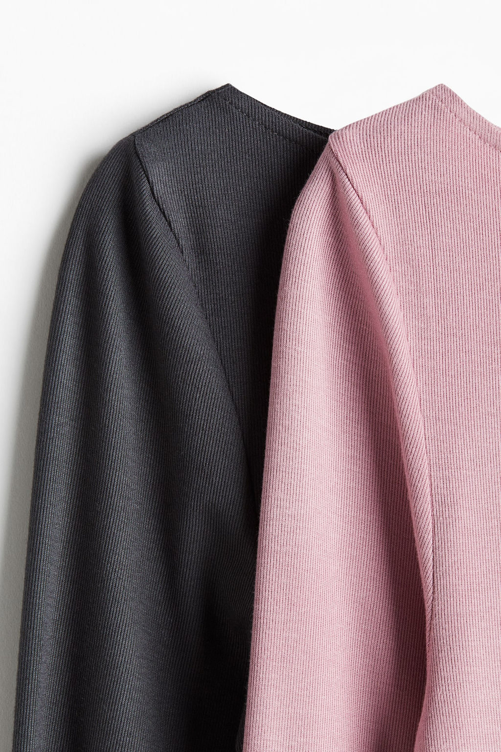 2-pack ribbed boat-neck tops - H&m фото 6