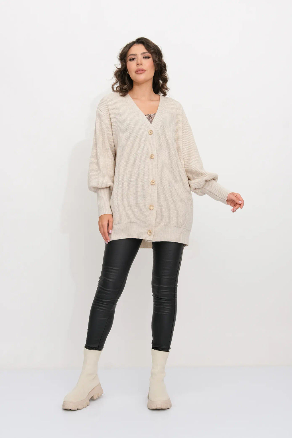 ЗЛАТА Кардиган М 3300/молочный