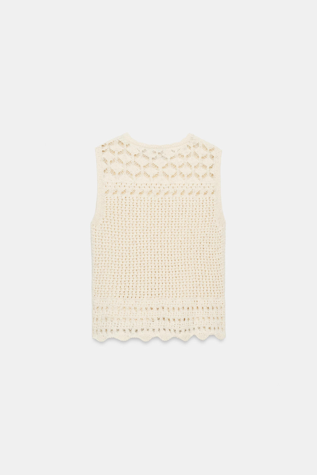 TOP PUNTO POINTELLE / Crudo - Zara фото 7