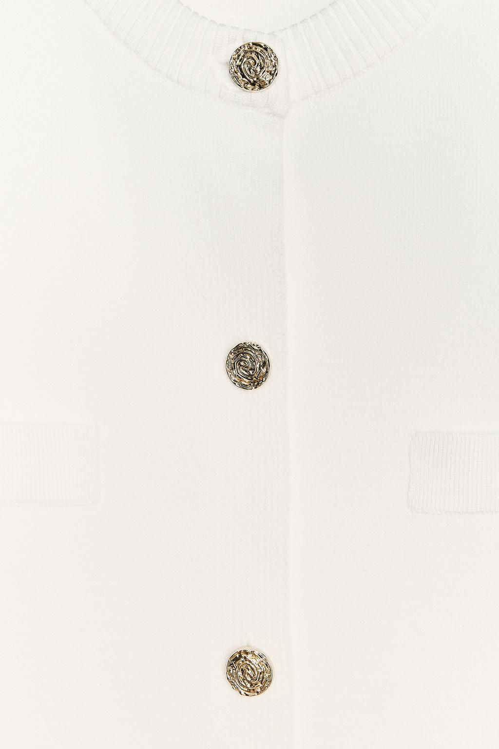 SHORT SLEEVE KNIT CARDIGAN - Zara фото 9