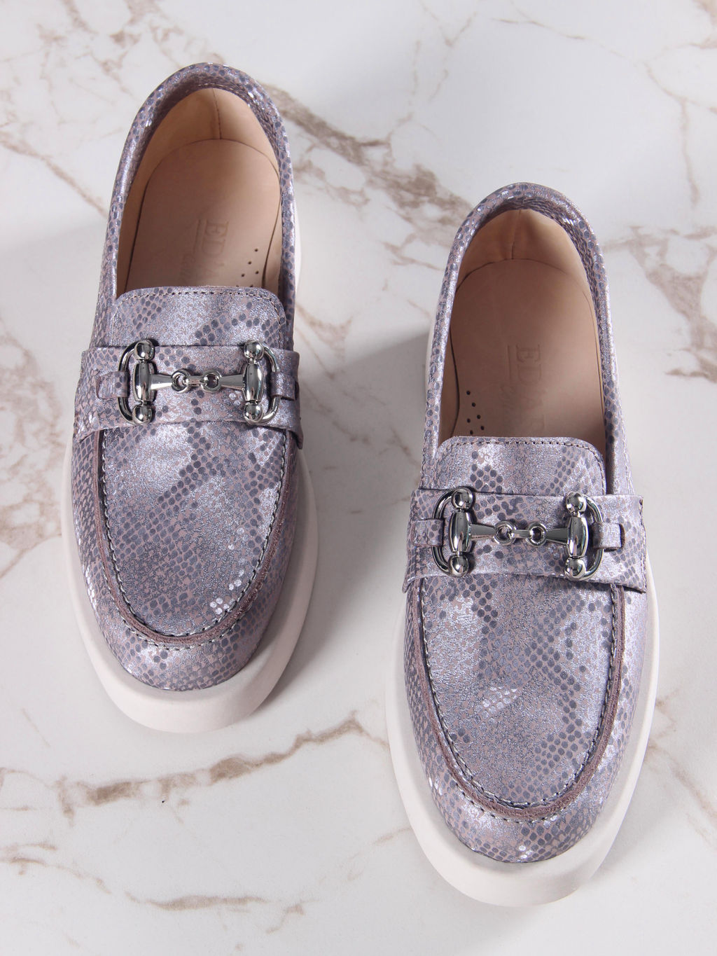 Лоферы туфли EDART 174.1593 be. мутон мамба фото 4