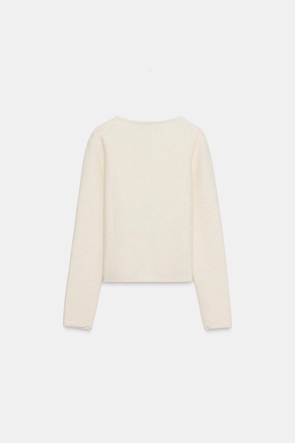 SOFT KNIT SWEATER WITH TOPSTITCHING - Zara фото 5