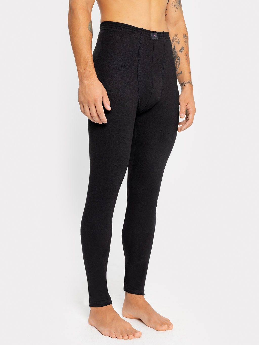 Прилегающие кальсоны термо в черном цвете черный 641206 - Mark formelle фото 3