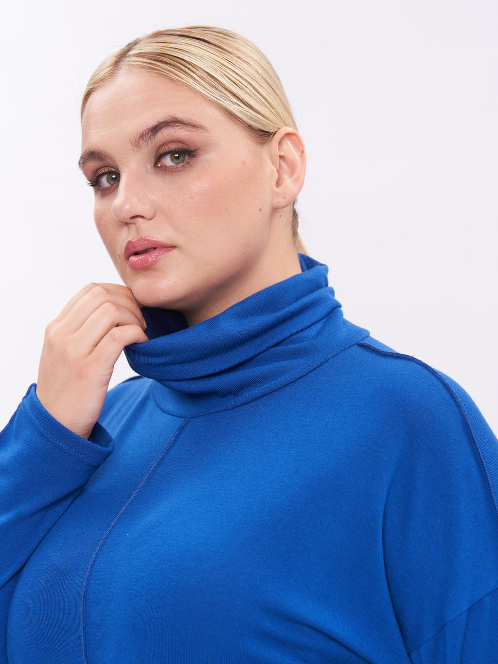 Водолазка со швами наружу ZVD45075BLU08 - Артесса фото 5