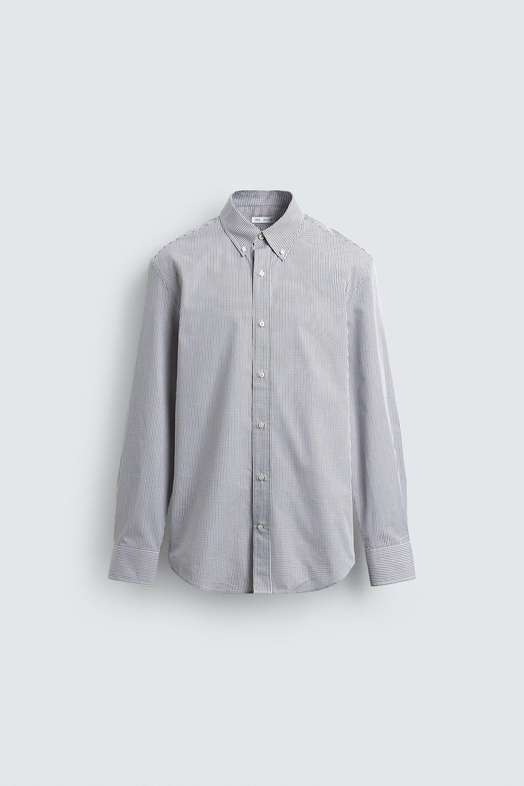 Рубашка Regular Fit в клетку коричневая