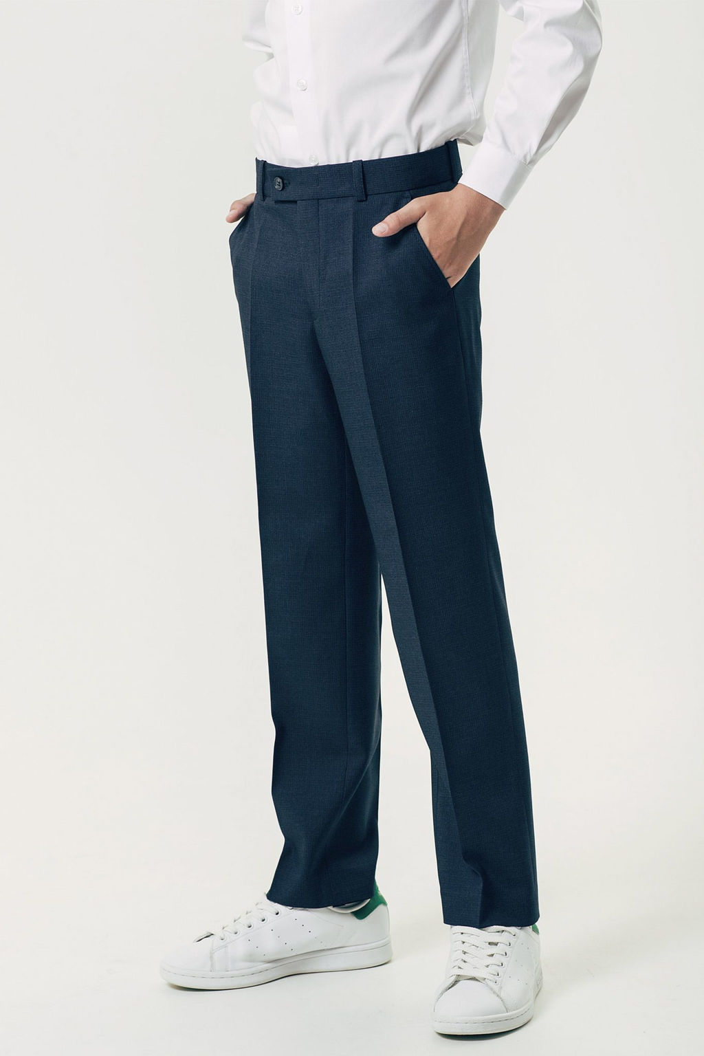 Брюки для мальчика БД-123 цвет синий