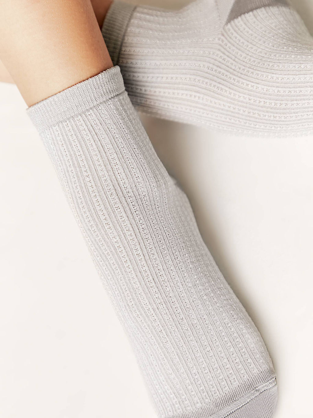 Цена за 2 пары Носки короткие Conte Elegant, серый  фото 2