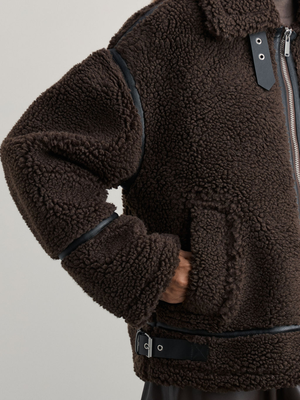 Дублёнка из искусственного меха / Zarina  фото 9