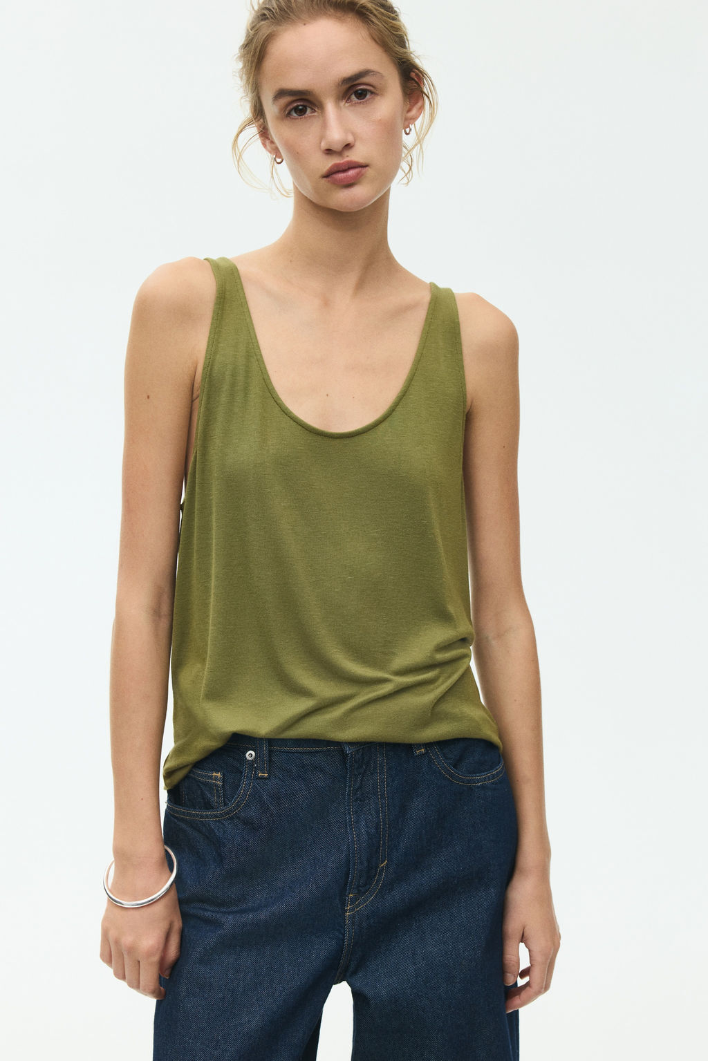 Top con escote en U - H&m фото 6