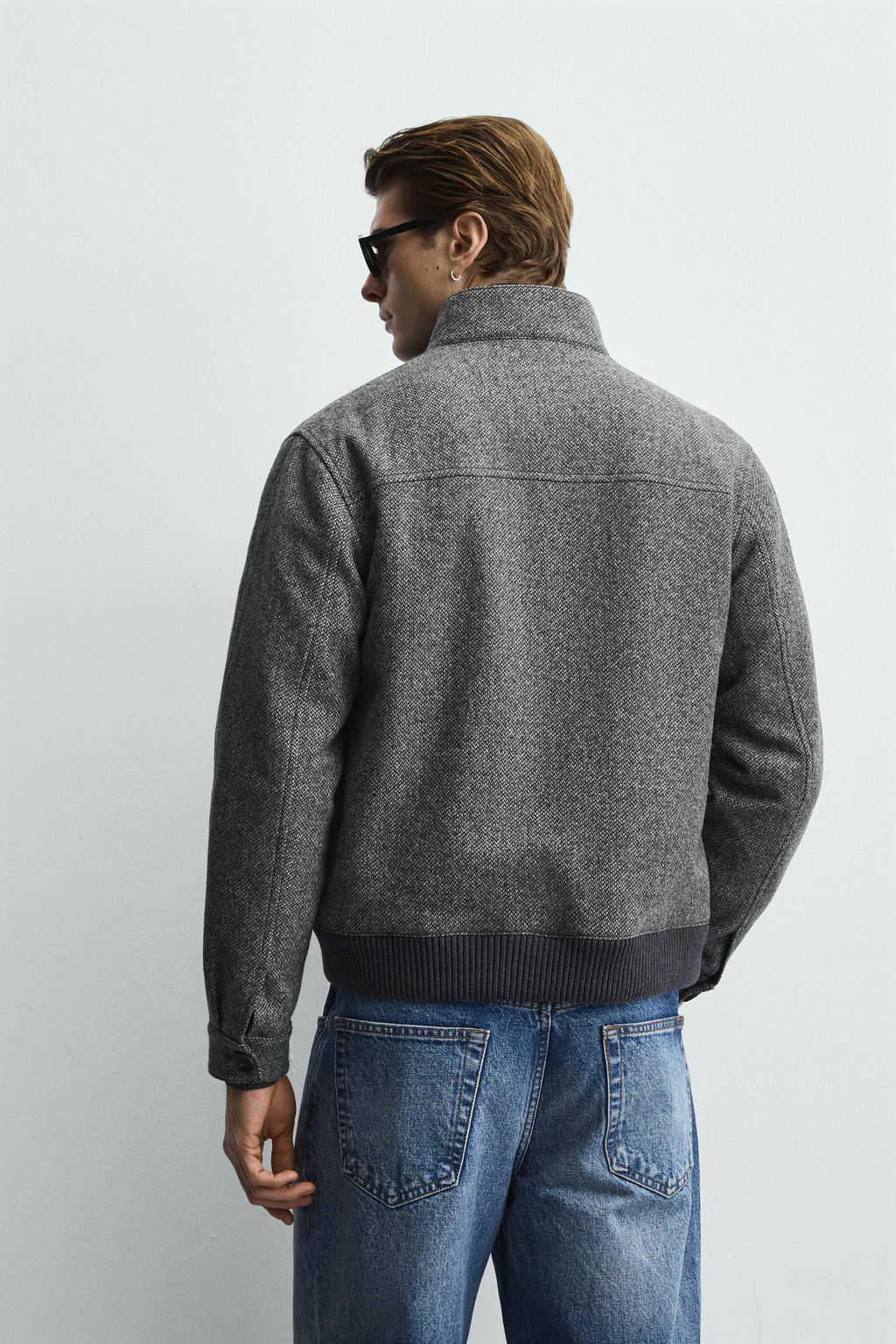 CONTRAST TEXTURED JACKET - Zara фото 3