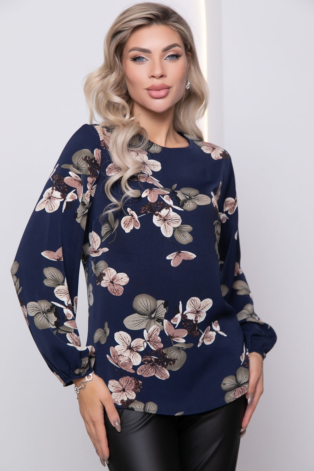 Блуза Виктория Флер (блу) - Diolche фото 6