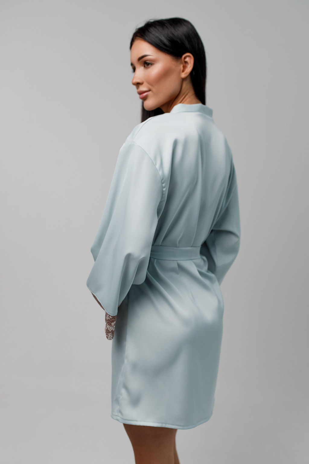 2518 ГОЛУБОЙ ХАЛАТ - Karolina фото 4