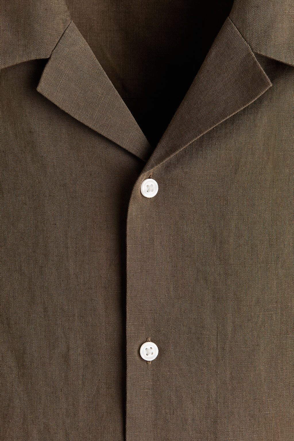 Camisa resort en mezcla de lino Relaxed Fit - H&m фото 10