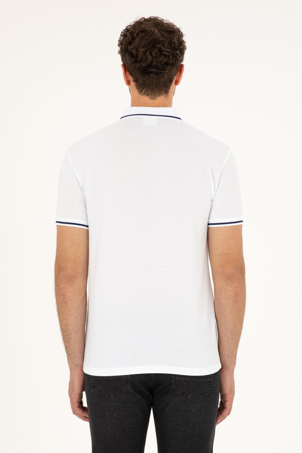 U. S. Polo Assn / Мужская белая базовая футболка - U.s. polo assn фото 5