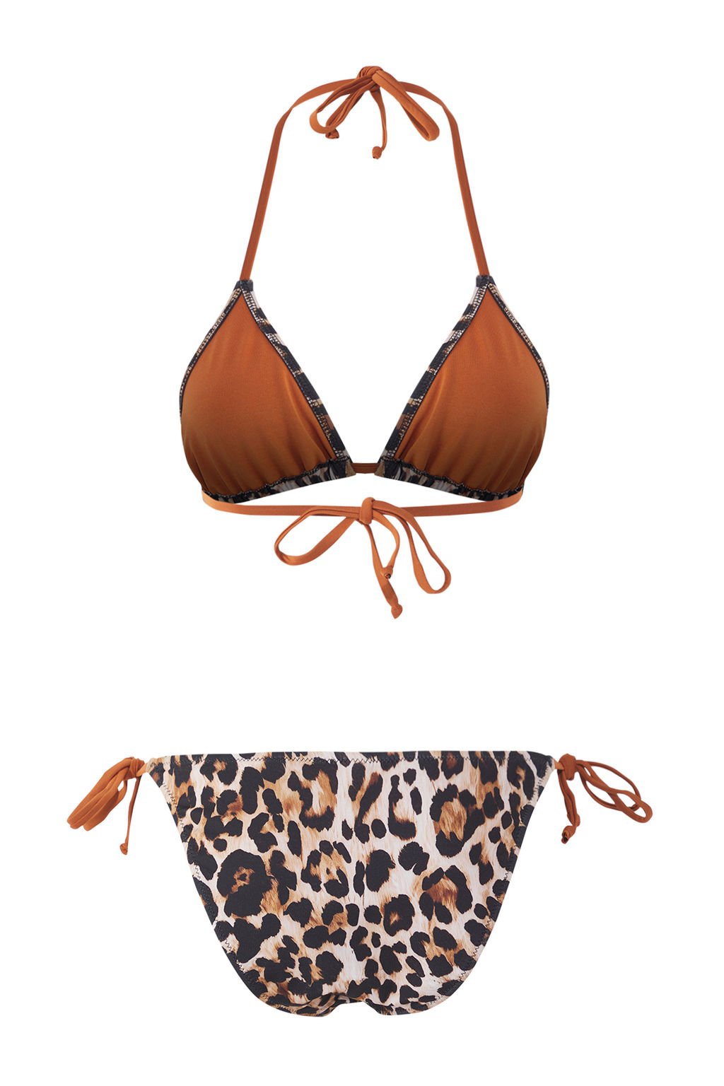 TRENDYOLMILLA Ekose Desenli Ucgen Normal Bel Bikini Tak?m? TBESS25BT00183  фото 23