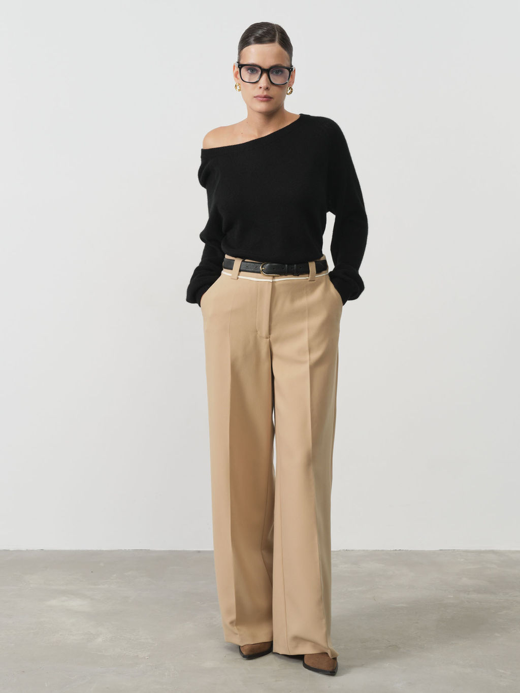 Джемпер кашемировый 1105 черный