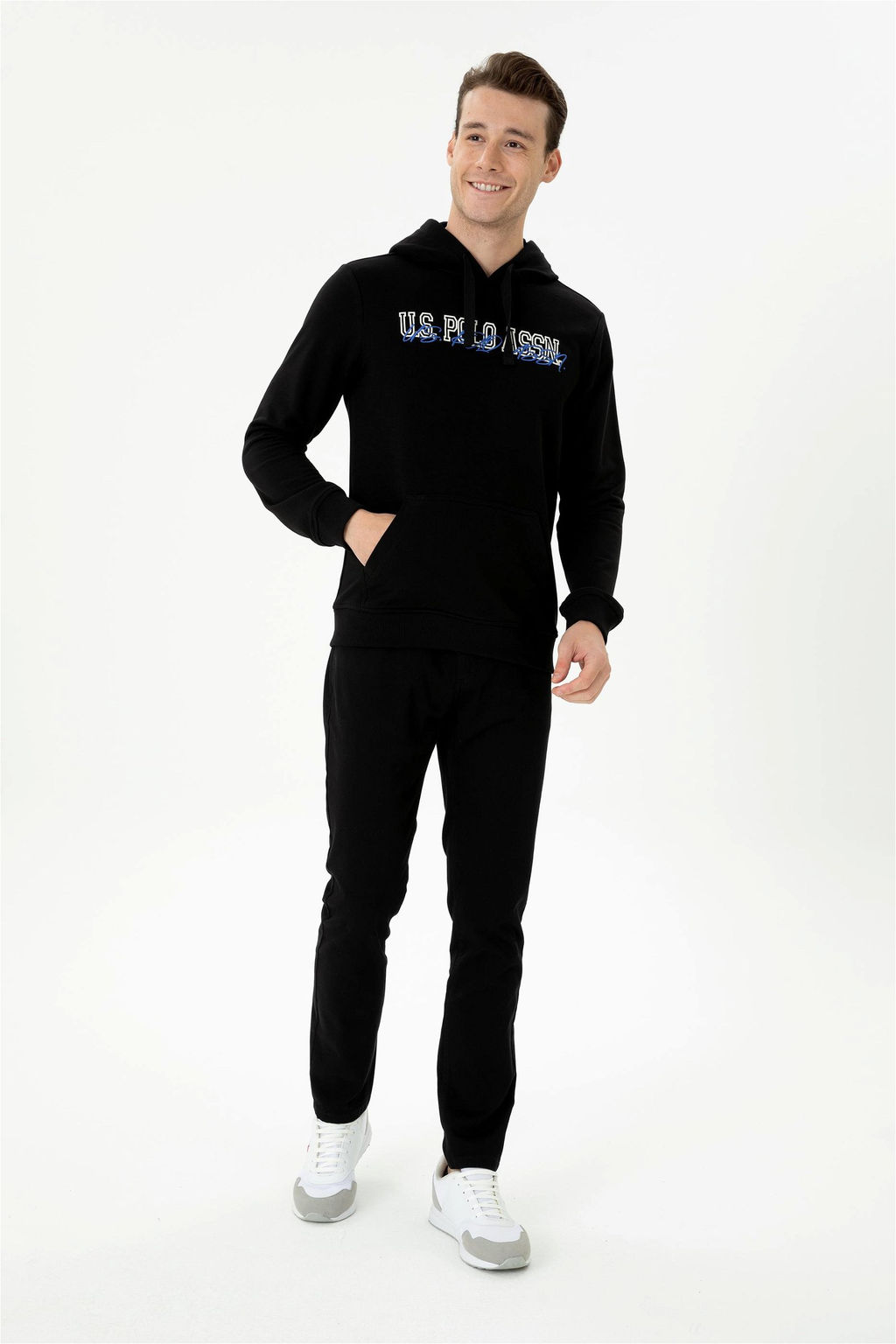 Мужской черный свитшот - U.s. polo assn фото 11