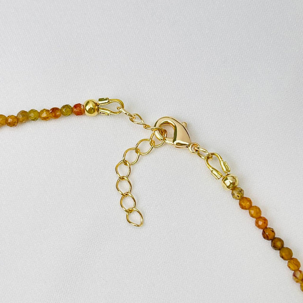 Колье из Турмалина и Жемчуга "Бантик"