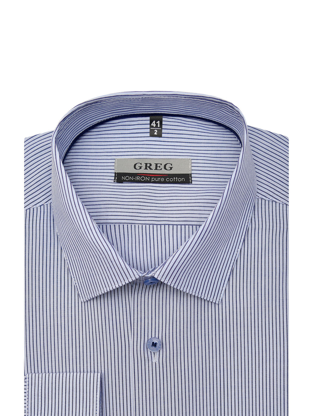 Сорочка мужская длинный рукав GREG 121/231/3739/Z/1p  фото 3