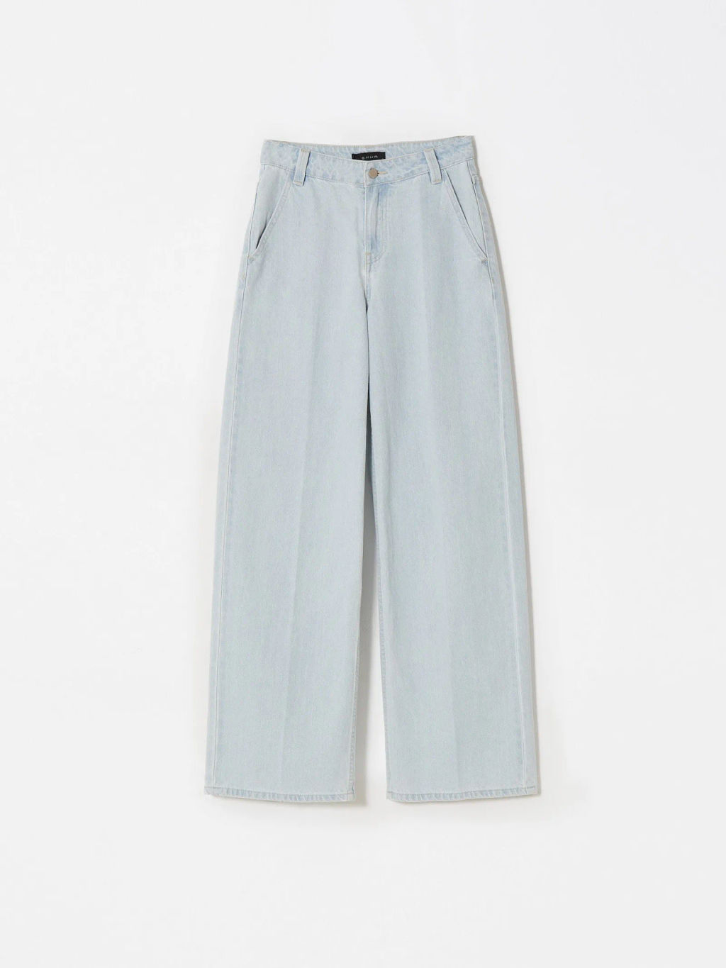 ЕМКА / Джинсы широкие из плотного хлопка - Emka фото 6