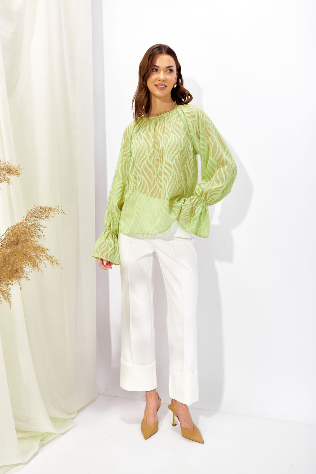 Блуза 4324 (салатовый)