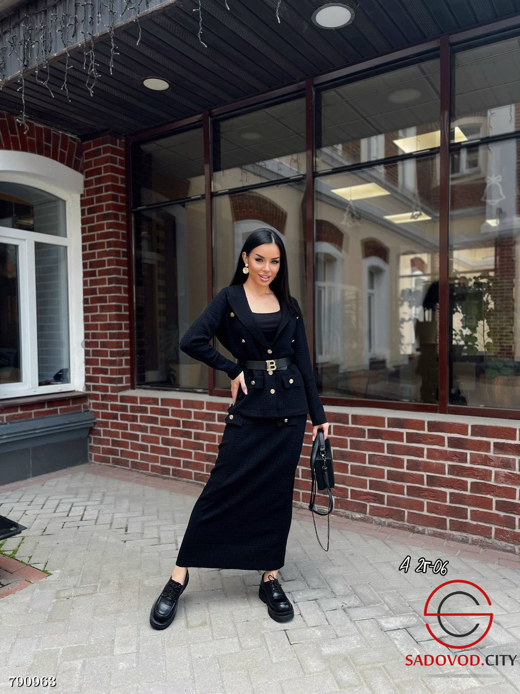 Женский костюм с юбкой - Bruno фото 3