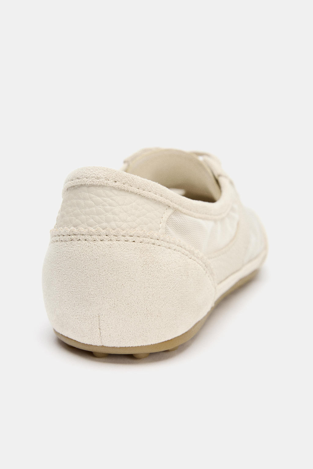 BLUCHER DEPORTIVO COMBINADO / Blanco Crudo - Zara фото 4